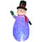 7.5ft. Projection Airblown® Inflatable Kaleidoscope Snowman